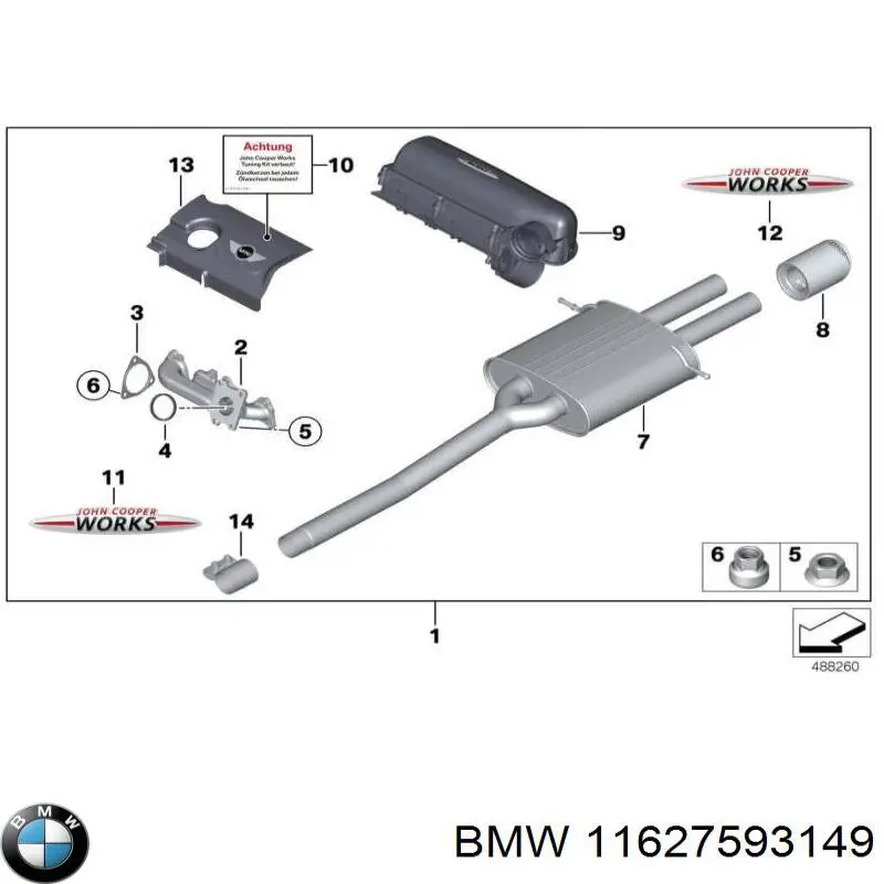 Купити 11627593149 BMW 