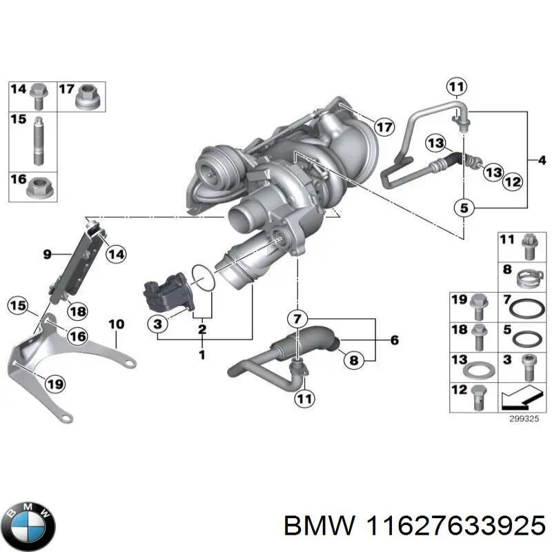 Турбіна 11627633925 BMW