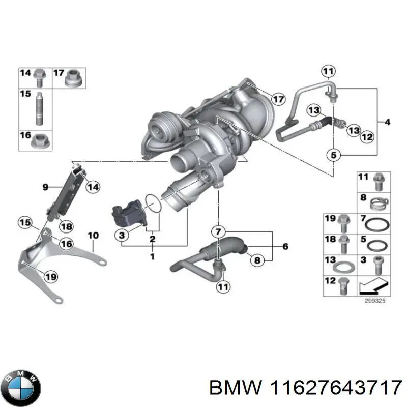 Турбіна BMW 11624601147 ціна, від 303.87 USD