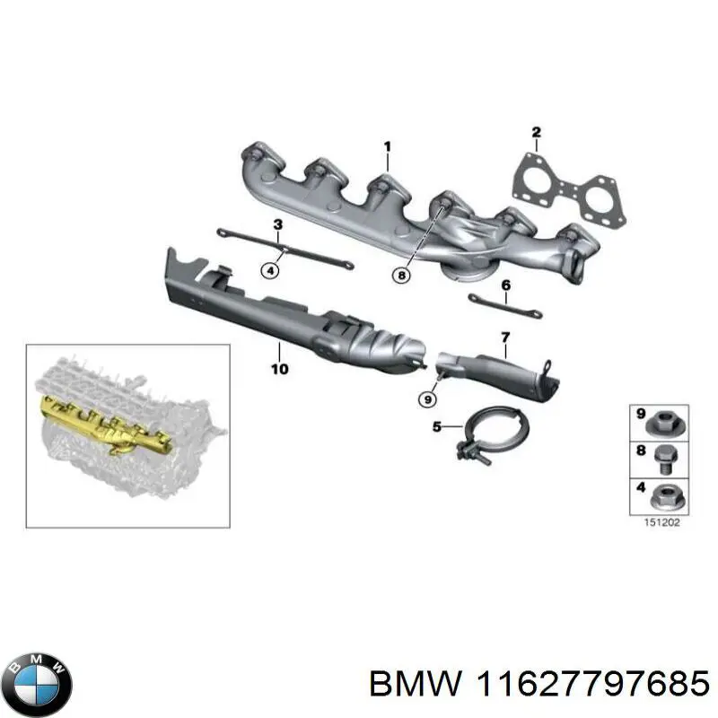 BMW 11627797685 ціна, від 6.33 USD