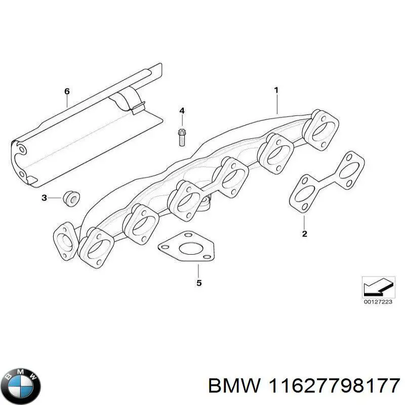 Прокладка колектора 11627798177 BMW