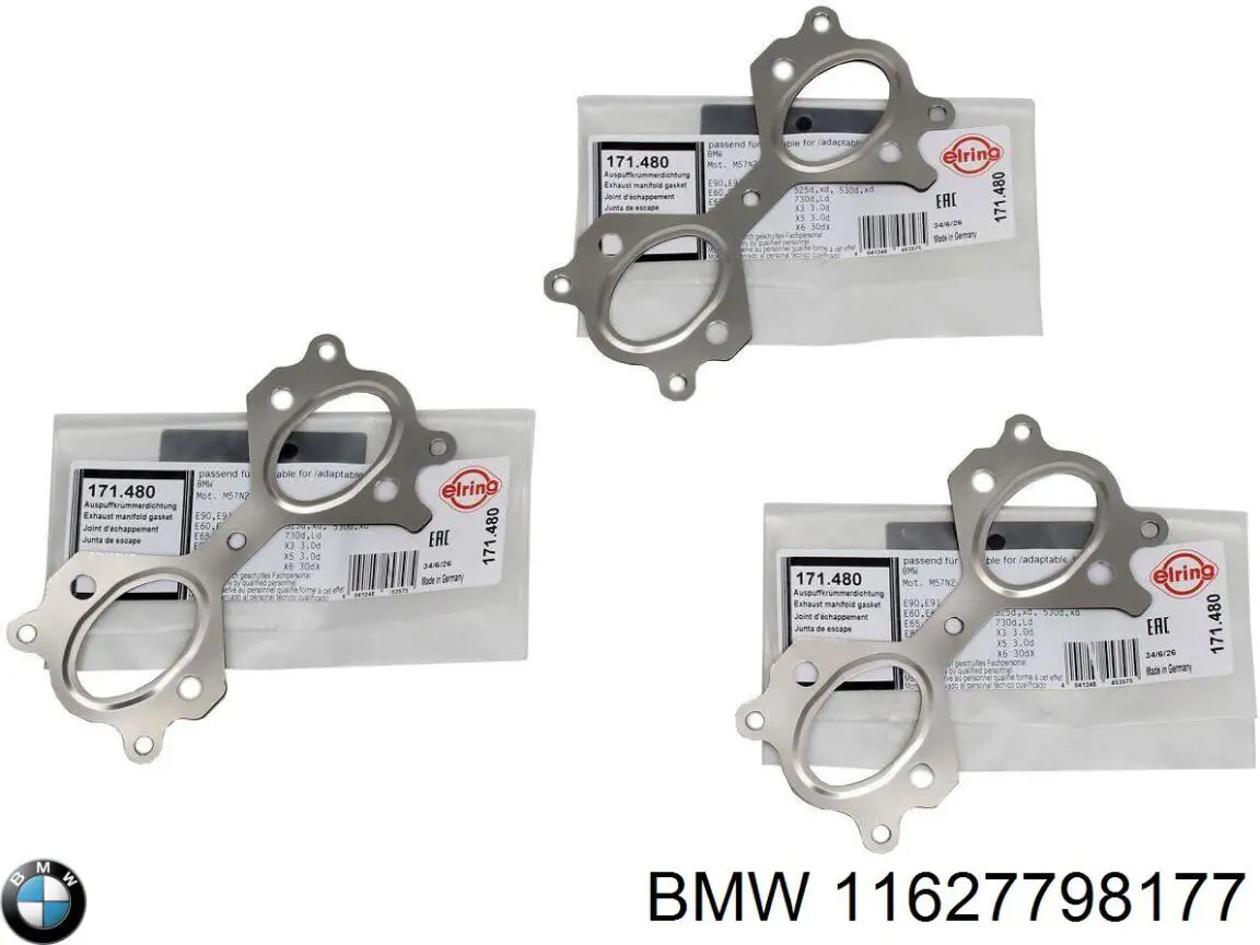 Прокладка випускного колектора BMW 11627798177 ціна, від 4.87 USD