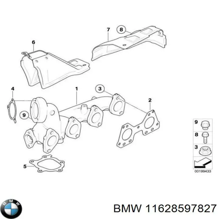 BMW 11628597827 ціна, від 1.32 USD