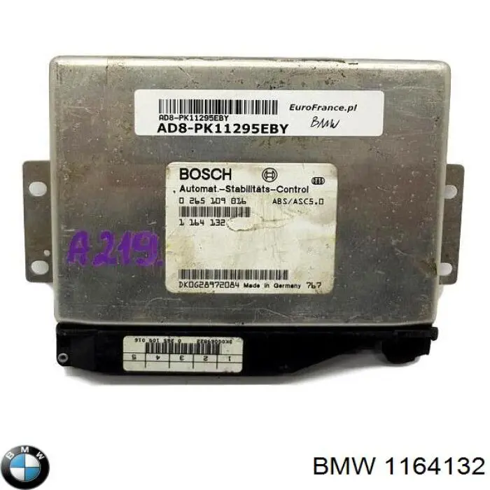 1164132 BMW Модуль керування (ЕБУ) АБС (ABS)