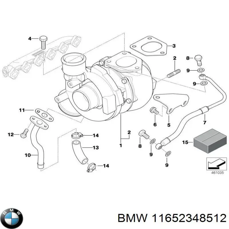  BMW 11652348512 ціна, від 205.97 USD