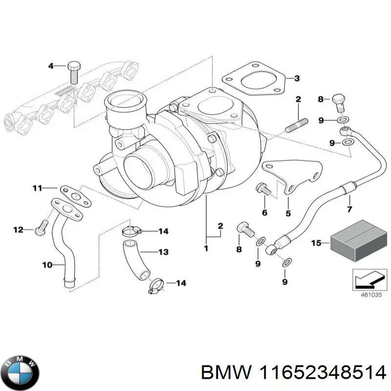 BMW 11652348514 ціна, від 205.49 USD