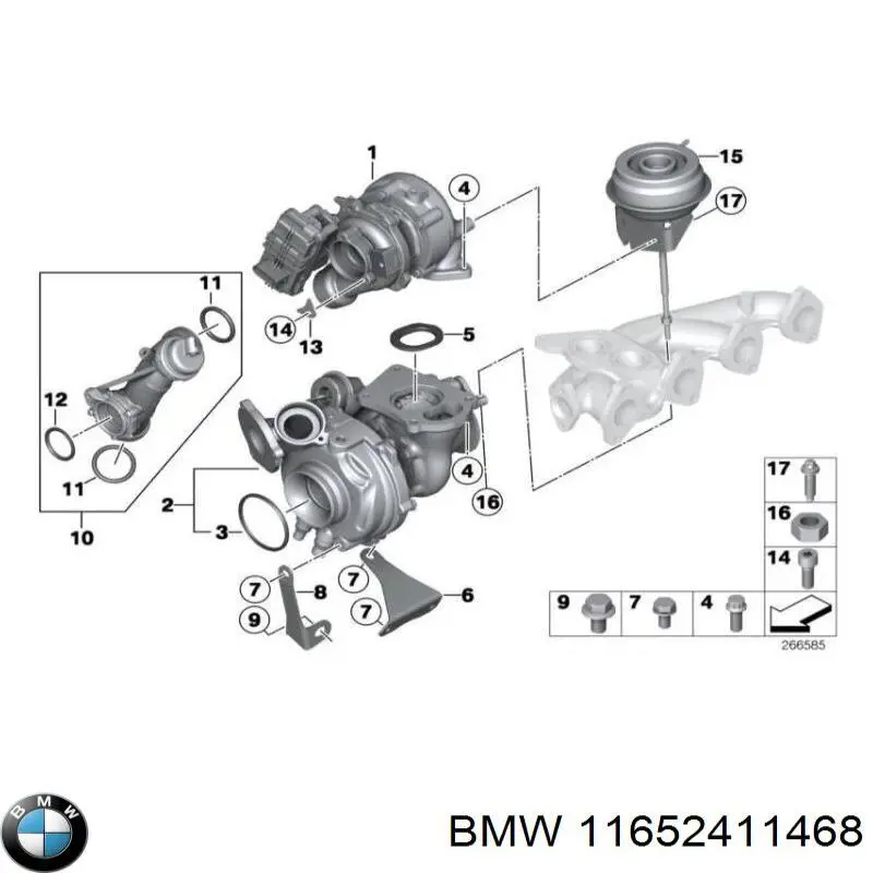  BMW 11652411468 ціна, від 365.27 USD