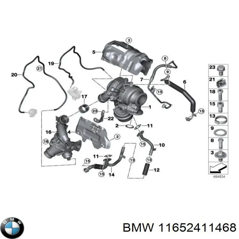 Купити 11652411468 BMW 