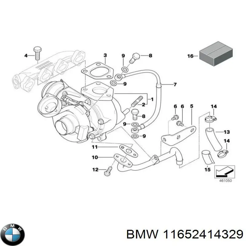 11652414329 BMW турбіна
