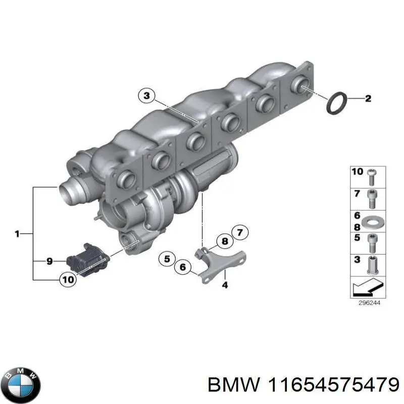 Купити 18539700005 Borg-Warner Турбіна