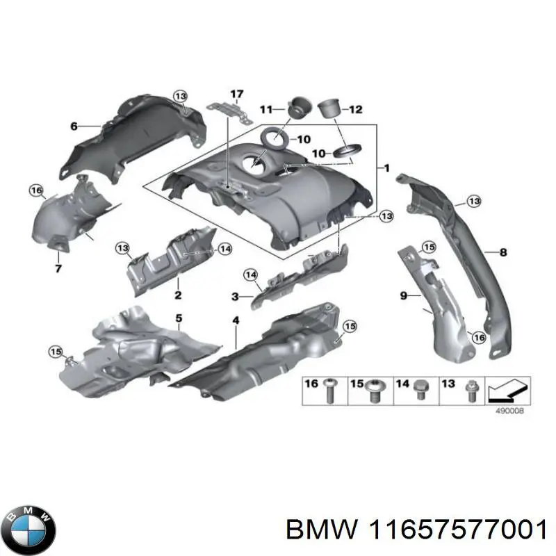  BMW 11657577001 ціна, від 31.66 USD