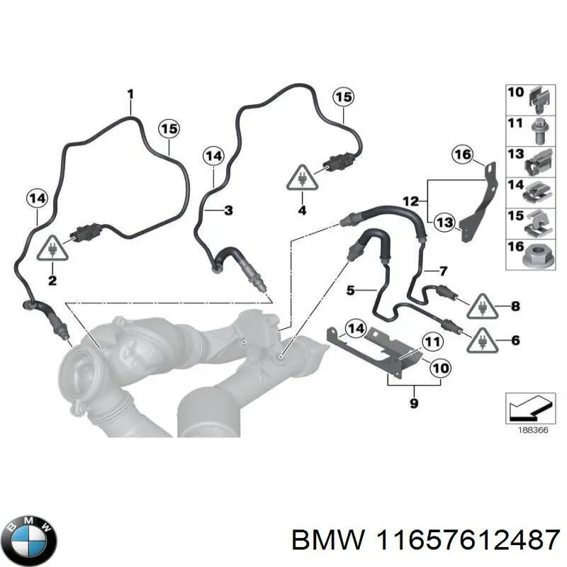  BMW 11657612487 ціна, від 22.57 USD