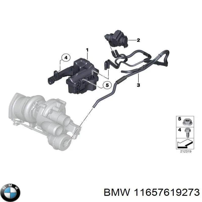  BMW 11657619273 ціна, від 60.81 USD