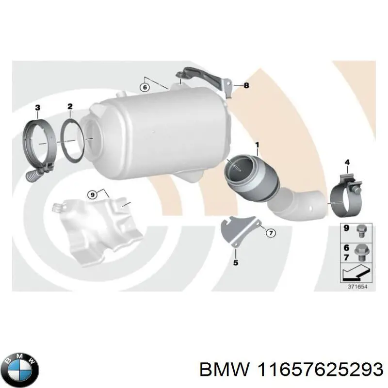 Прокладка випускного колектора BMW 11657625293 ціна, від 4.11 USD