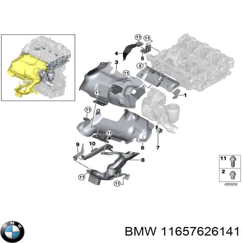  BMW 11657626141 ціна, від 2.53 USD