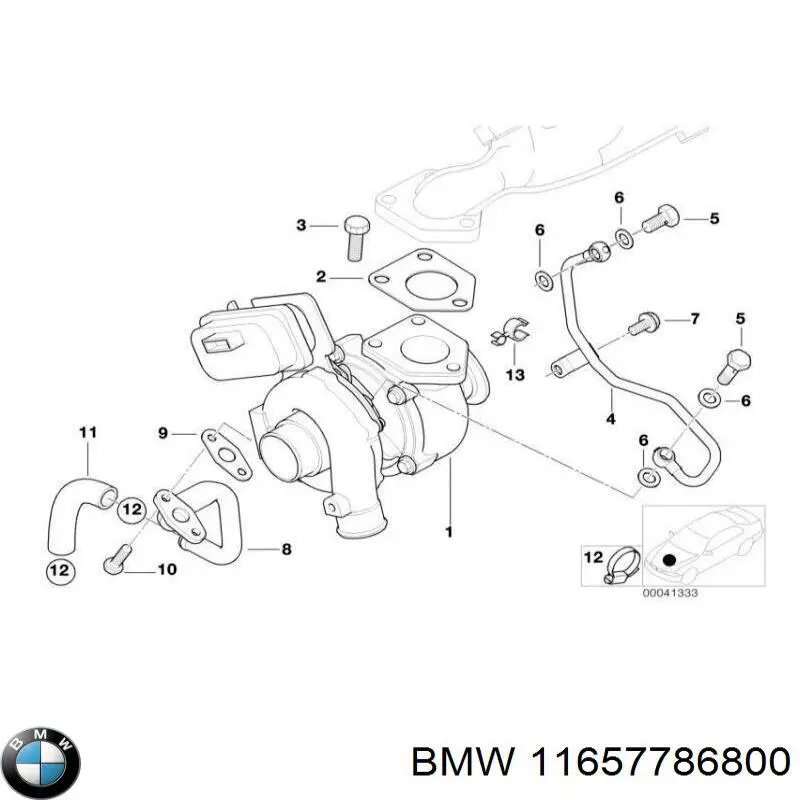 11657786800 BMW Турбонаддув