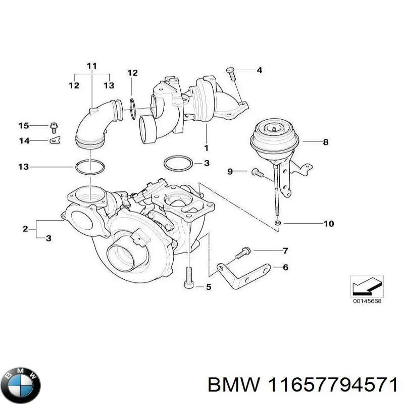 Турбіна 12641970000 BMW