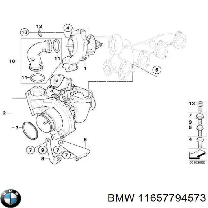 Купити 11657794573 BMW 