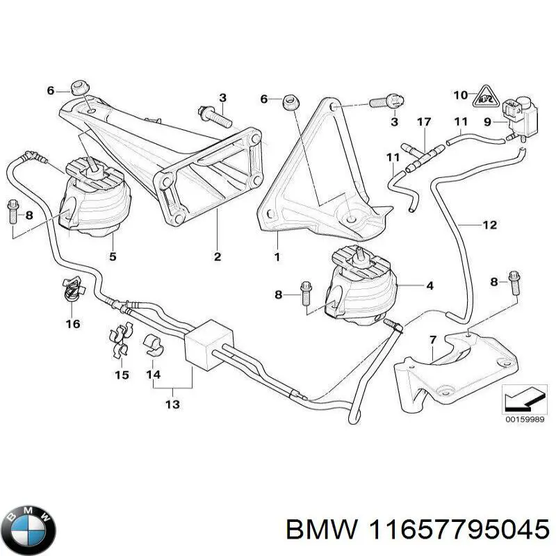 Кільце патрубка турбіни, повітря, що нагнітається 11509908048 BMW