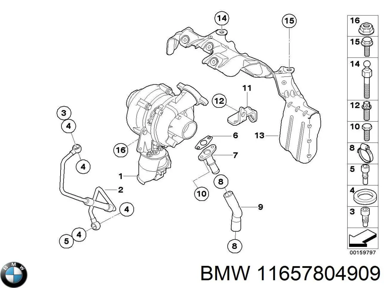 Купити 11657804909 BMW 