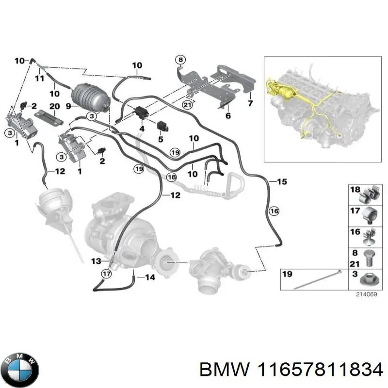 11657811834 BMW Конденсатор