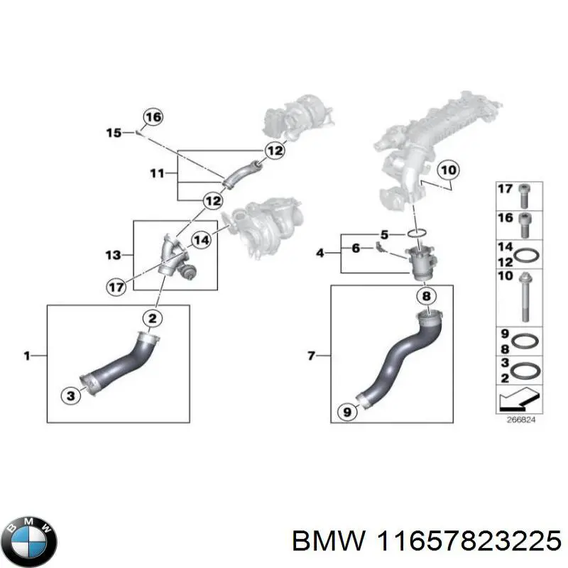  BMW 11657823225 ціна, від 87.54 USD
