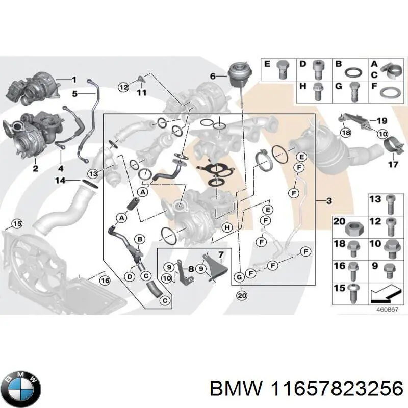 11657823256 BMW турбіна