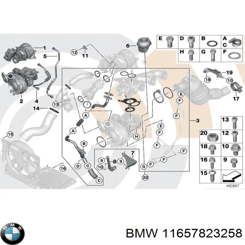 11657823258 BMW турбіна
