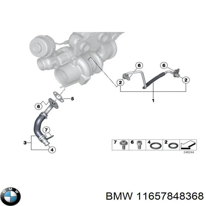 Прокладка кришки горловини, маслозаливної BMW 11657848368 ціна, від 5.66 USD