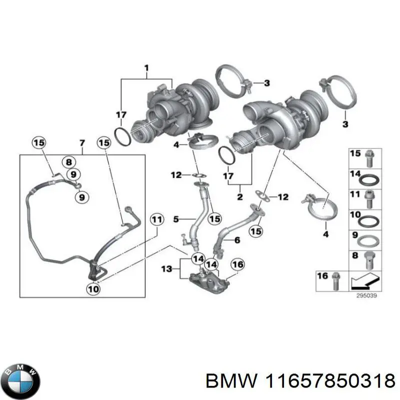Турбіна 11657850318 BMW