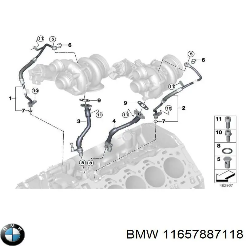 11657887118 BMW Турбонаддув