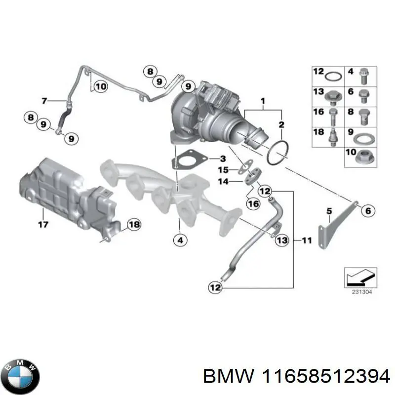  BMW 11658512394 ціна, від 75.99 USD