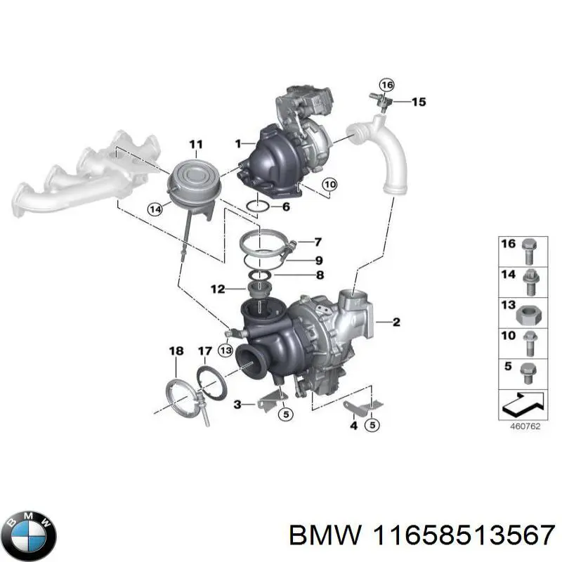 11658513567 BMW турбіна