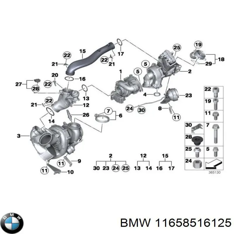 Турбіна 11658516125 BMW