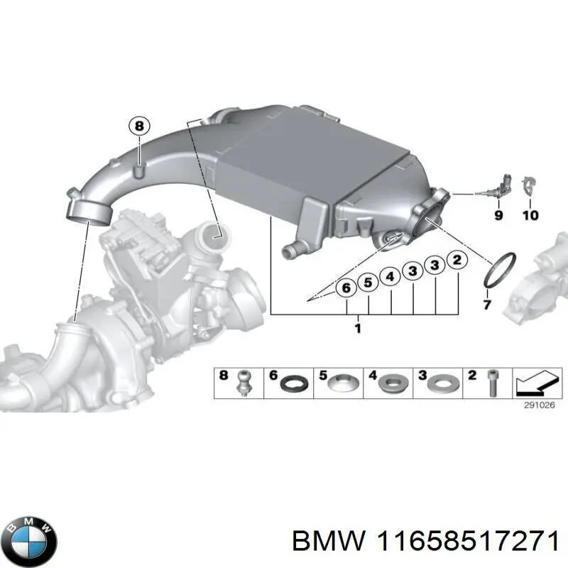 Купити 11658517271 BMW 