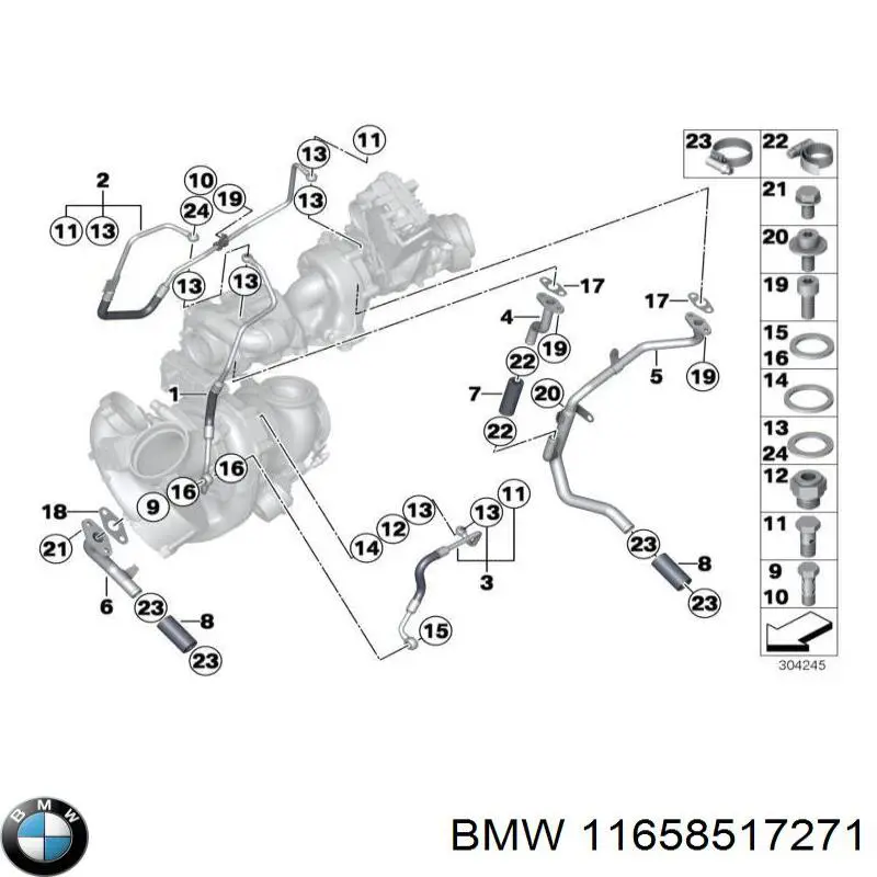  BMW 11658517271 ціна, від 28.74 USD