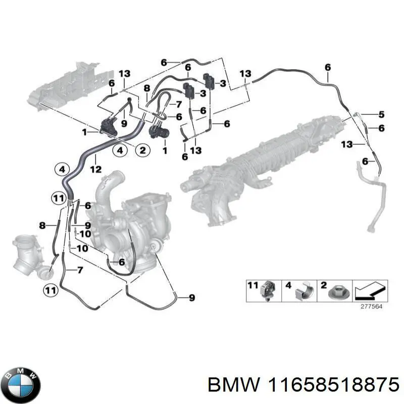  BMW 11658518875 ціна, від 37.40 USD