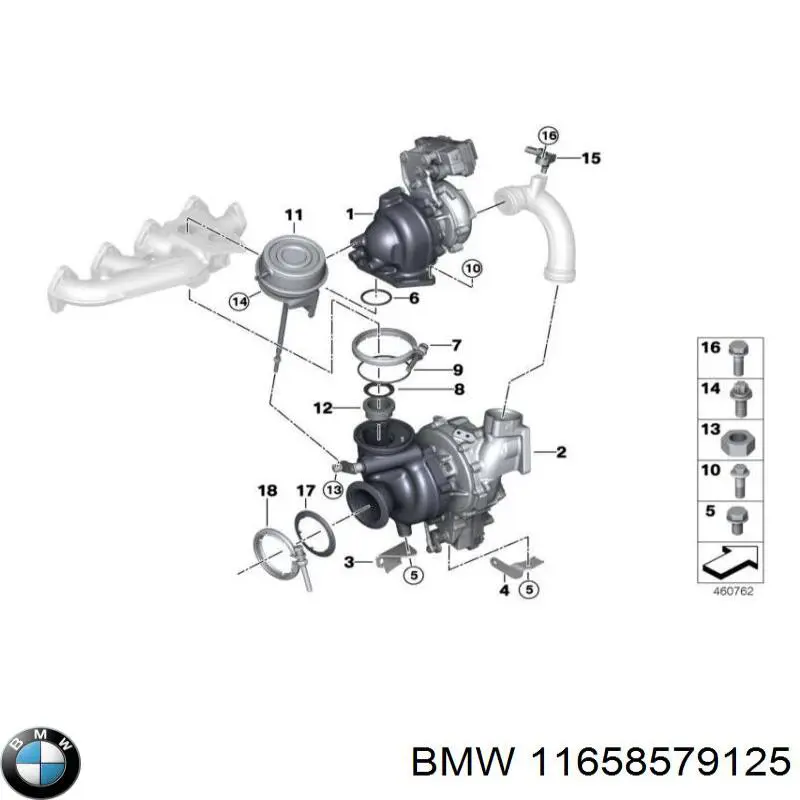Купити 11628473270 BMW Прокладка штанів