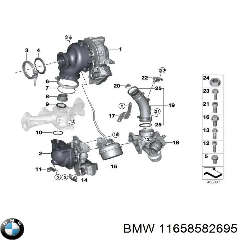  BMW 11658582695 ціна, від 3.49 USD