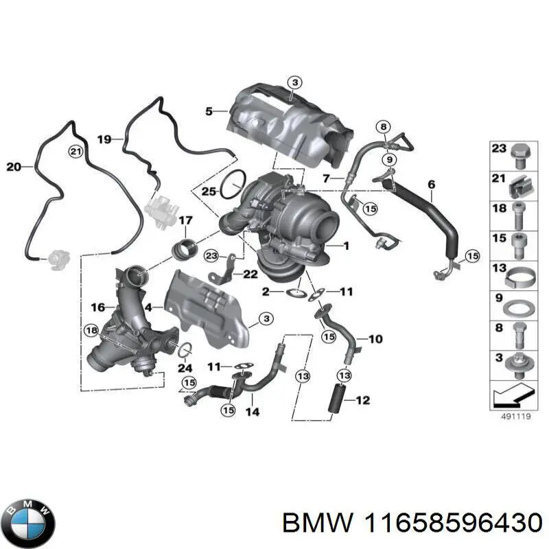  11658596430 BMW