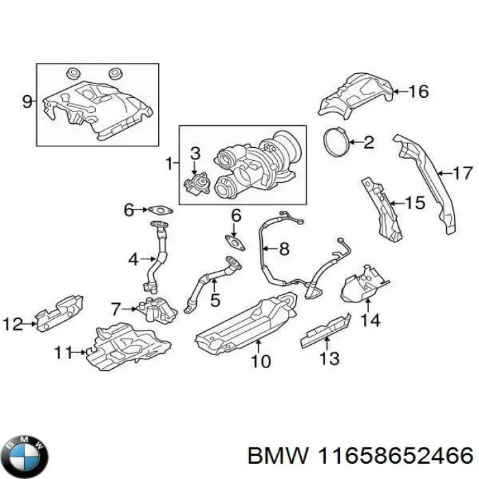  BMW 11658652466 ціна, від 21.54 USD