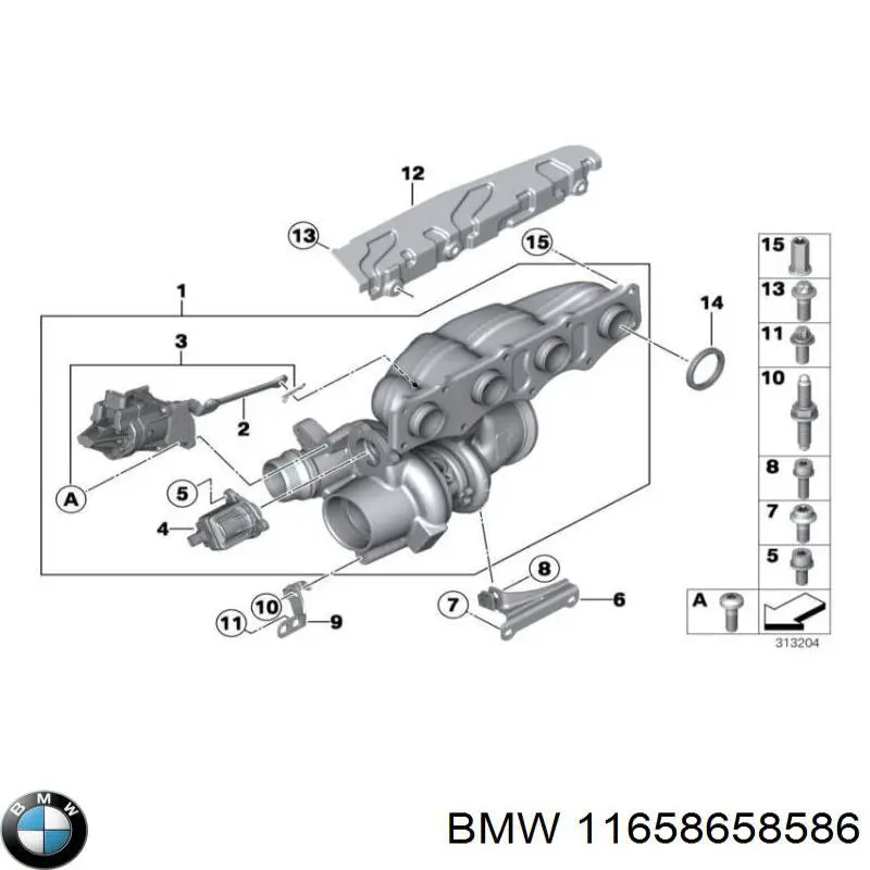  BMW 11658658586 ціна, від 4.43 USD