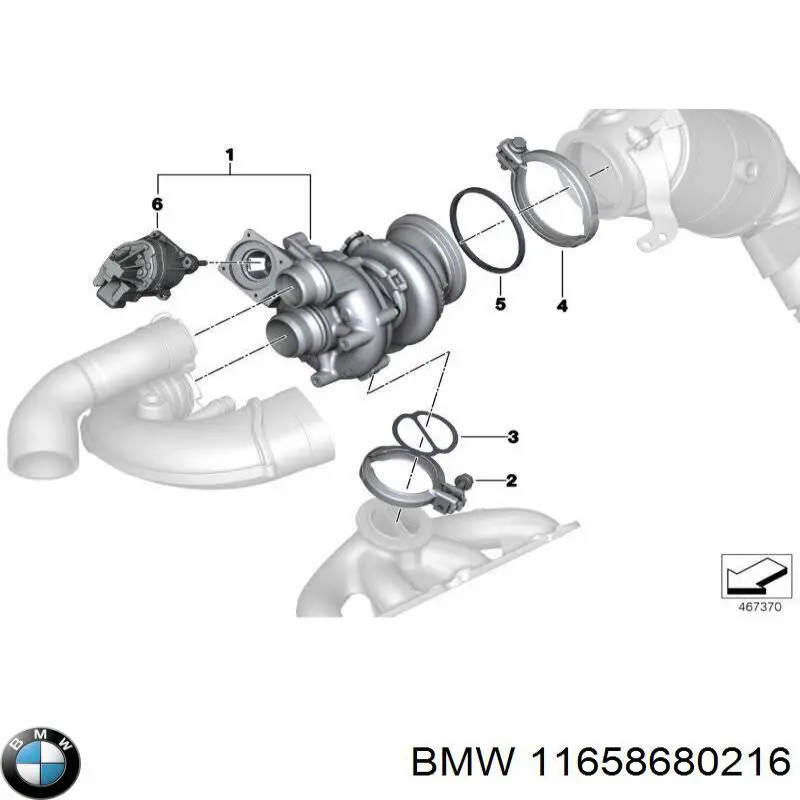 Турбіна BMW 860029011 ціна, від 381.72 USD