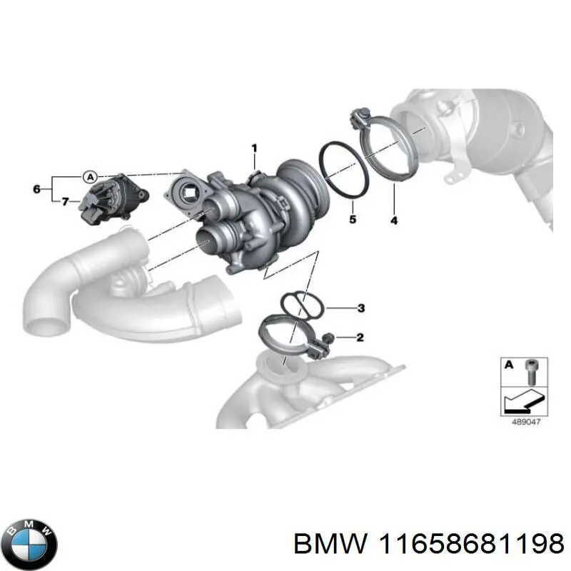 11658681198 BMW Турбонаддув