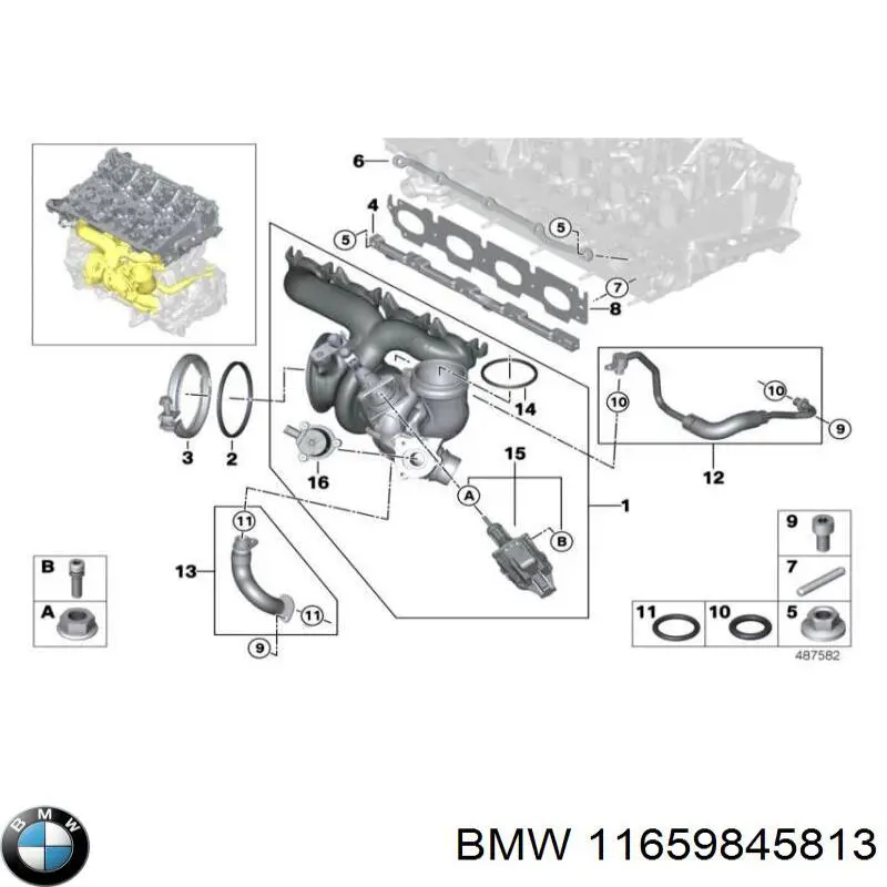 11659845813 BMW Турбонаддув