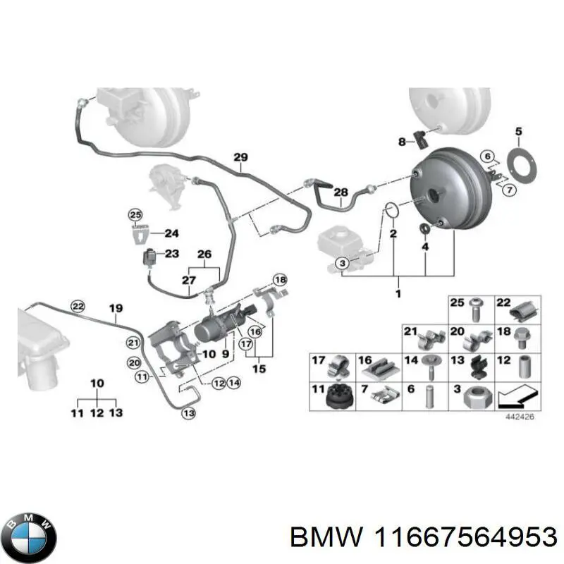  BMW 11667564953 ціна, від 1.39 USD