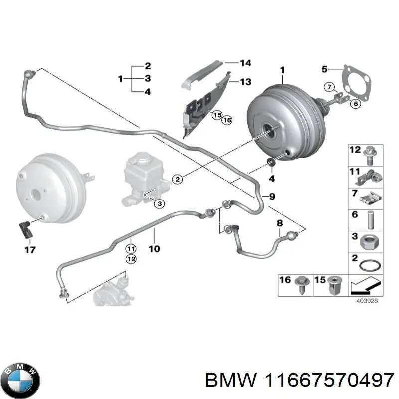 Купити 11667570497 BMW 