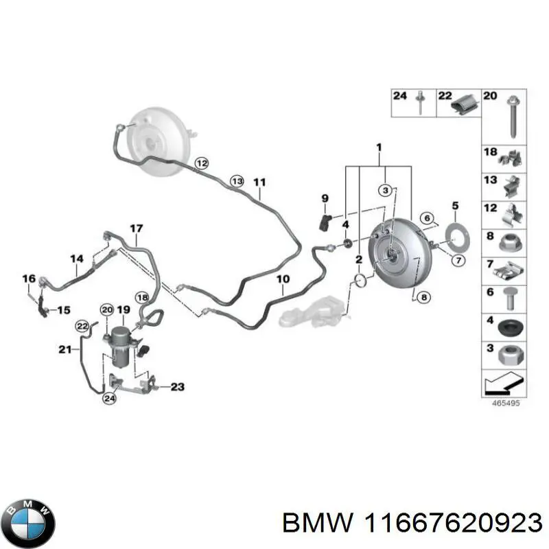 Клапан обмеження тиску палива 11667620923 BMW