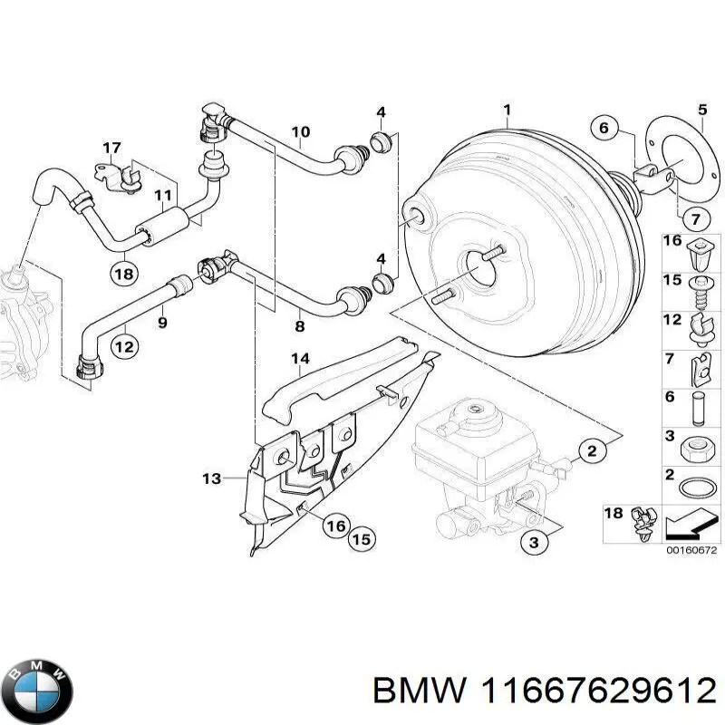 BMW 11667629612 ціна, від 33.30 USD