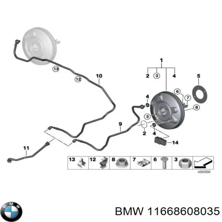  BMW 11668608035 ціна, від 12.67 USD